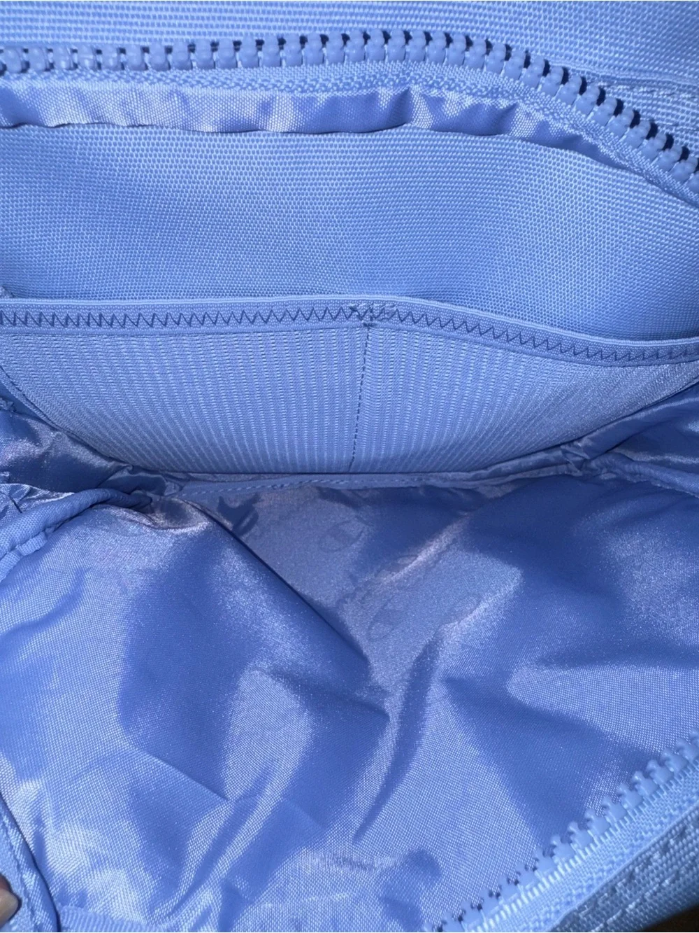 Champion Estate Kids Backpack in Blue with Pink Handle Holds up to 17
